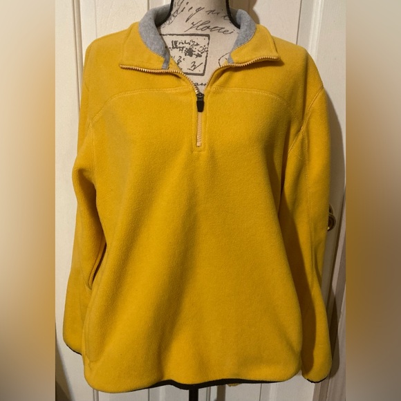 Men’s Hanes Size Small (34-36) 1/4 Zipper Pullover Fleece Sweatshirt With Pocket - Picture 1 of 14